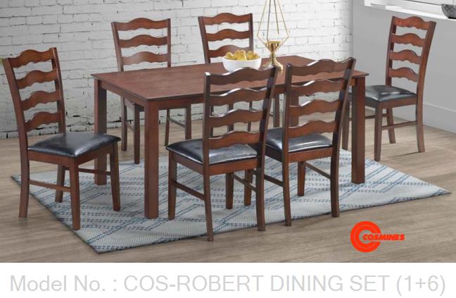 COS-ROBERT DINING SET (1+6)